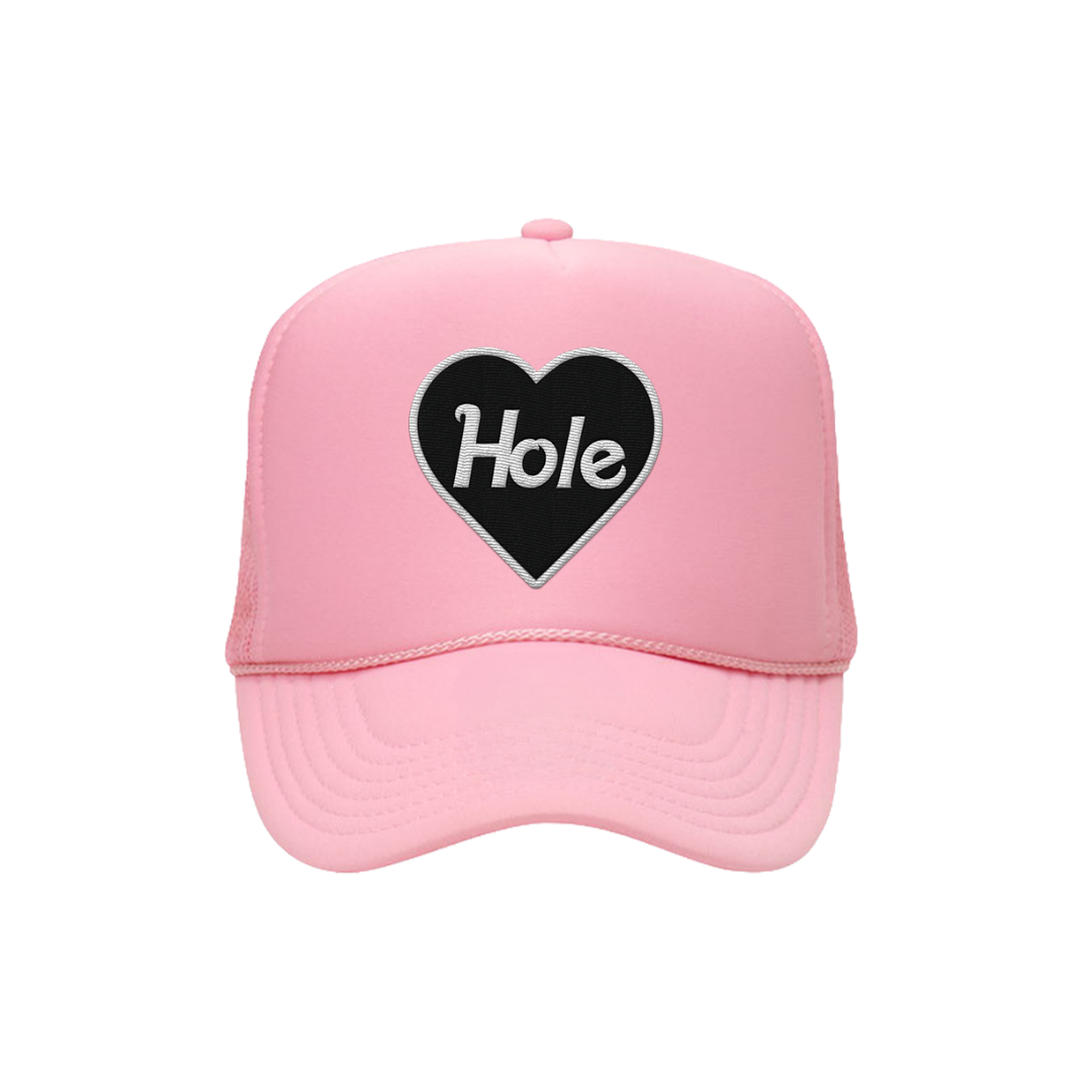 Heart Logo Trucker Hat (Pink)