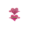 Glitter Pink Hair Clip