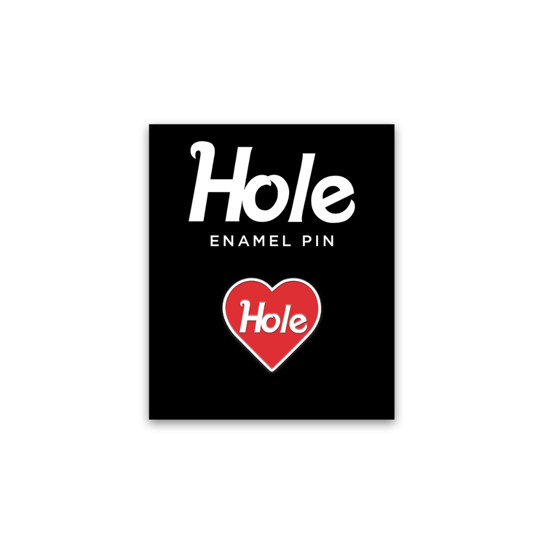 Red Heart Enamel Pin
